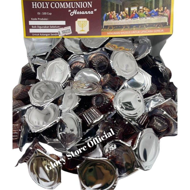 

Anggur Perjamuan Kudus Cup isi 100pcs merk Hosanna