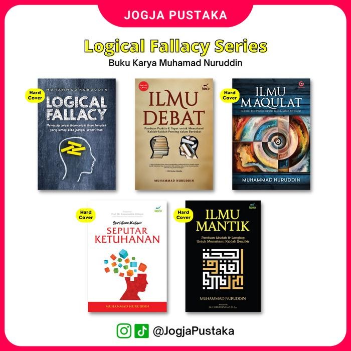 ready stok buku logical fallacy muhammad nuruddin (series) original