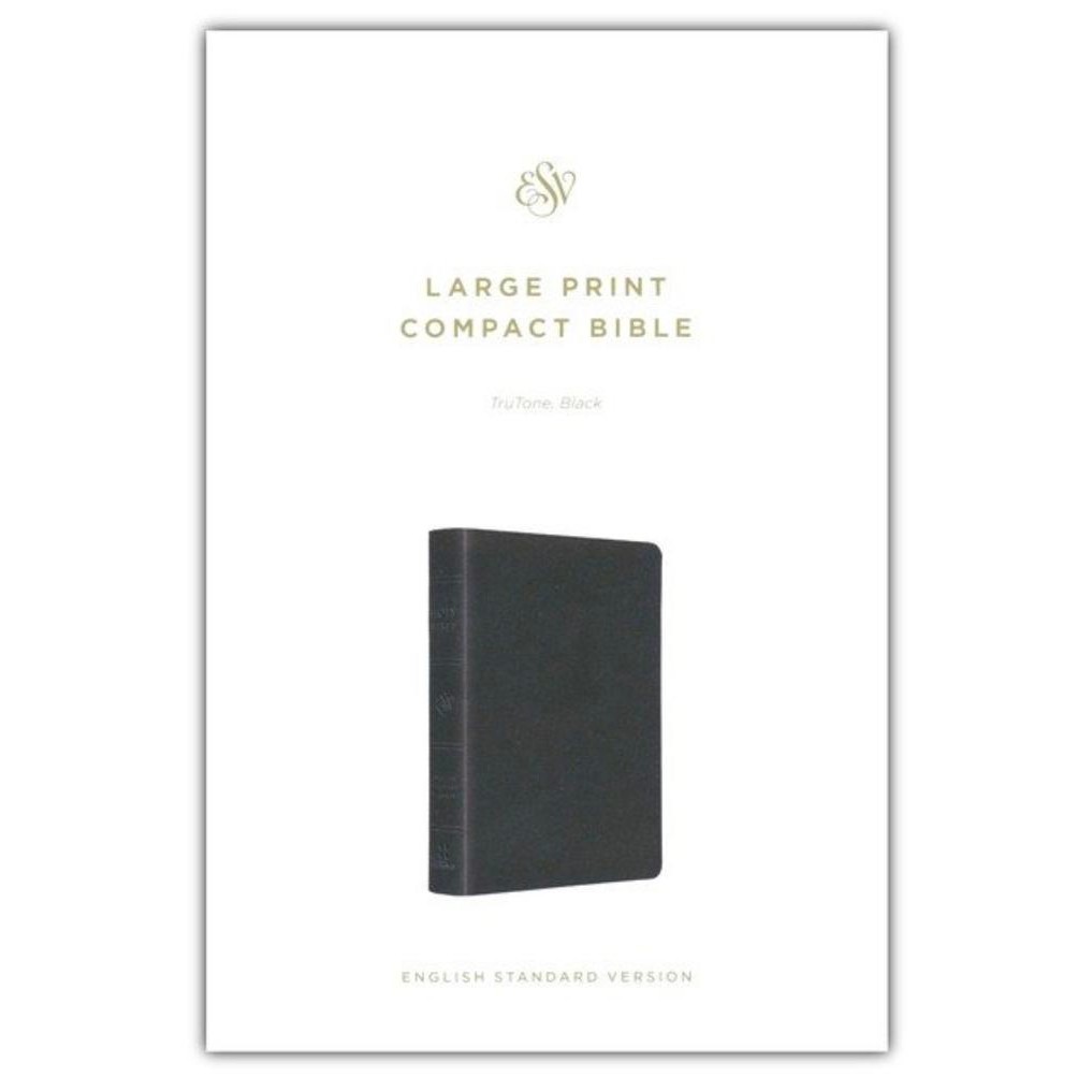 ready stok esv large print compact bible (trutone) leathersoft original
