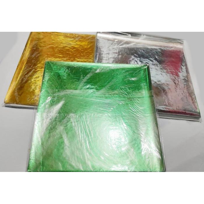 

KERTAS ORIGAMI / KERTAS LIPAT POLOS METALIK UK. 16 X 16