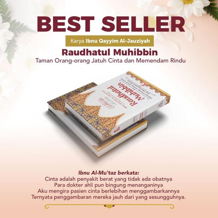 ready stok raudhatul muhibbin taman orang-orang jatuh cinta dan memendam rindu ibnu qayyim
