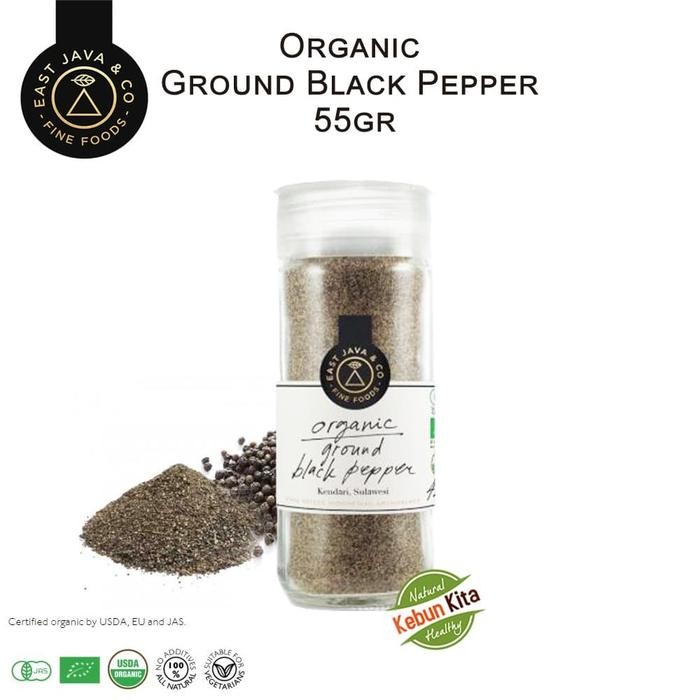 

Organic Ground Black Pepper 55gr (Lada Hitam Bubuk)