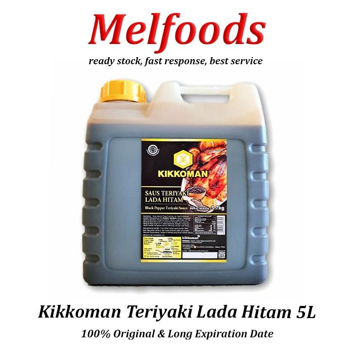 

Grab/Gojek Kikkoman Teriyaki Lada Hitam HALAL 5L