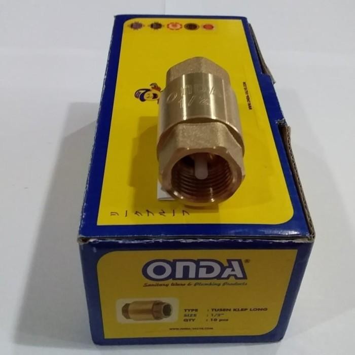 Onda Waterpro - Tusen Klep Kuningan Onda Drat 1/2"Inch / Tusen Klep Kuningan