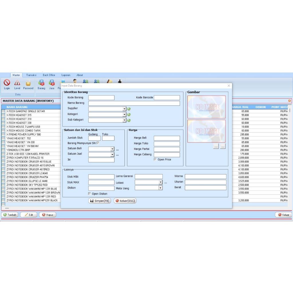 Software Aplikasi sid toko komputer 1.6.72