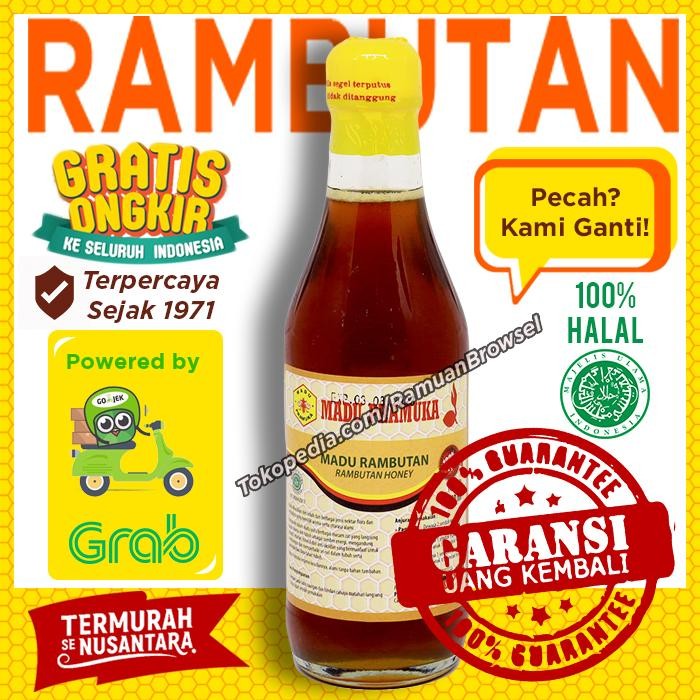

Terlaris- Madu Pramuka Alami Rambutan (Rambutan Honey) 350 Ml -Gratisongkir