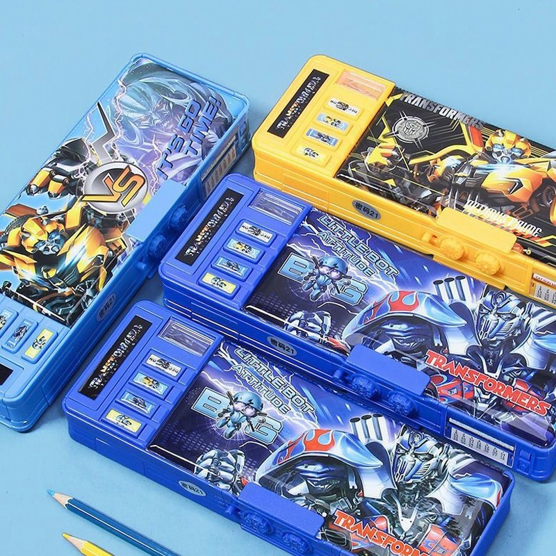 

Tempat Pensil Magnet Sandi Kotak Pensil Anak Kode Sandi Kunci Kombinasi Tombol Multifungsi Tempat