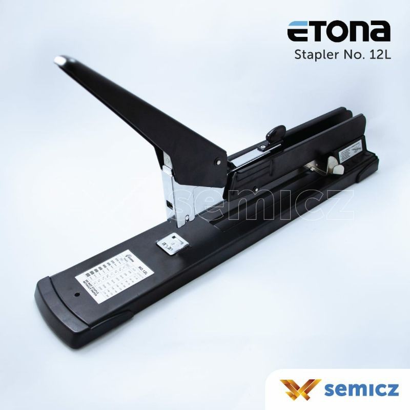 

Etona 12 L Stapler Long Neck /Long Reach untuk menjilid.GRATIS ISI1 BAR DI DALAM, TERMURAH!