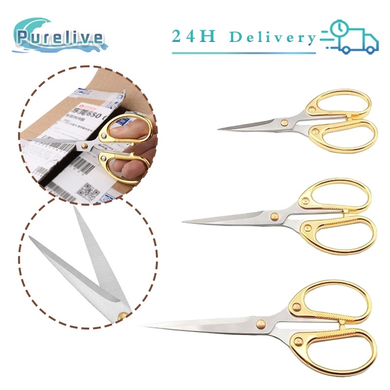 

Gunting Kain Jahit Gunting Tajam Serbaguna Gunting Kain Benang Ukir Emas