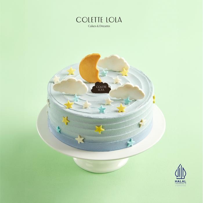 

NewZbgt- Kue / Cake Colette Lola Twinkle Little Star Blue - Round 20cm