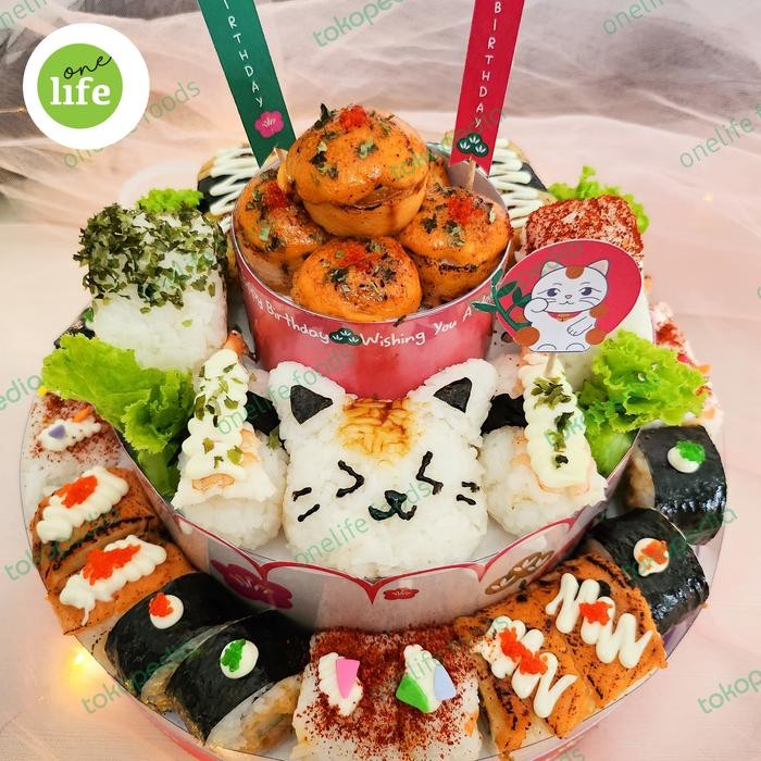 

NewZbgt- Kawaii sushi birthday cake