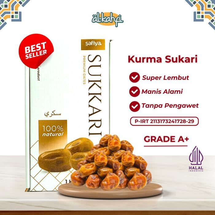 

NewZbgt- Kurma Sukari 1 Kg Safiya Kurma Raja Manis Premium