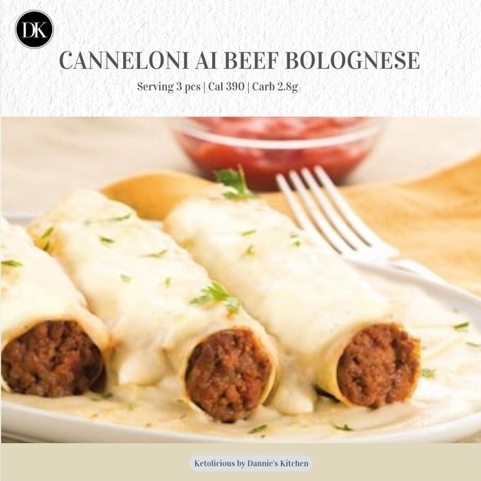 

NewZbgt- Cannelloni Ai Beef Bolognese KETO