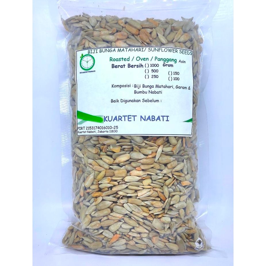 

NewZbgt- 500gr Roasted Sunflower Seed - Biji Bunga Matahari - Asin - Salted