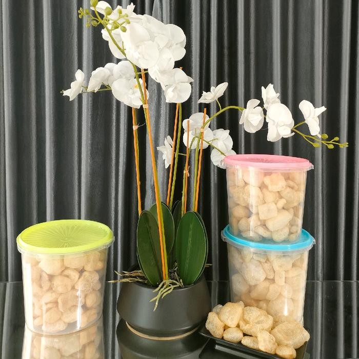 

NewZbgt- kerupuk kulit toples 5L dapat 3 toples. original ( gurih asin )