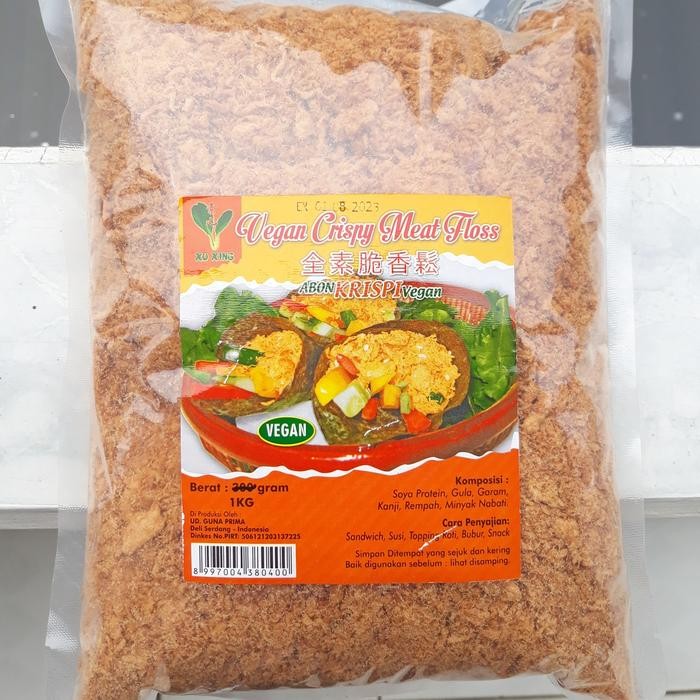 

NewZbgt- Vegan Crispy Meat Floss - Abon Krispi Xu Xing 1 kg Vegan & Vegetarian
