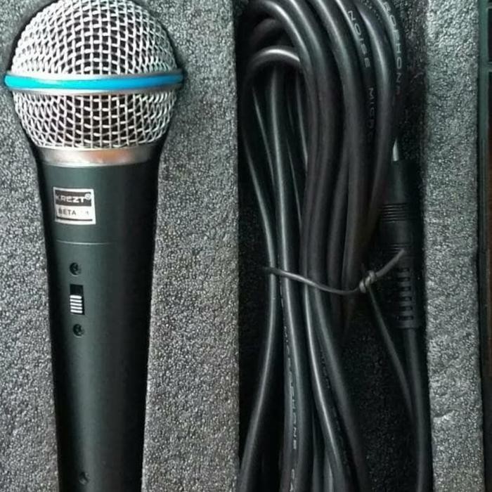 Mic Krezt Beta 58 Koper + Switch / Mic Kabel Krezt Beta58 Original