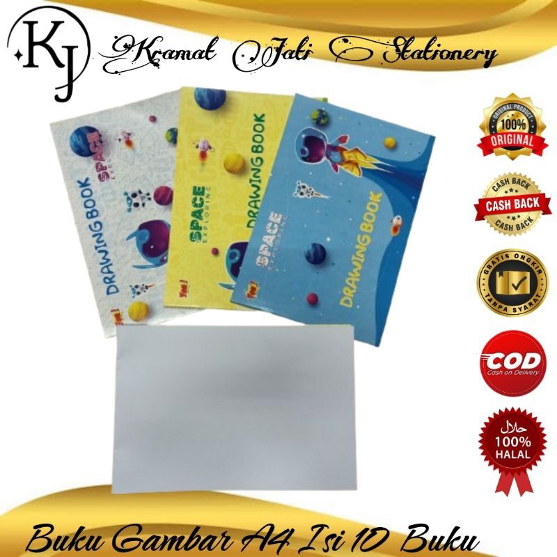 

Buku Gambar Murah A4 Isi 10 Buku (1 Pack)