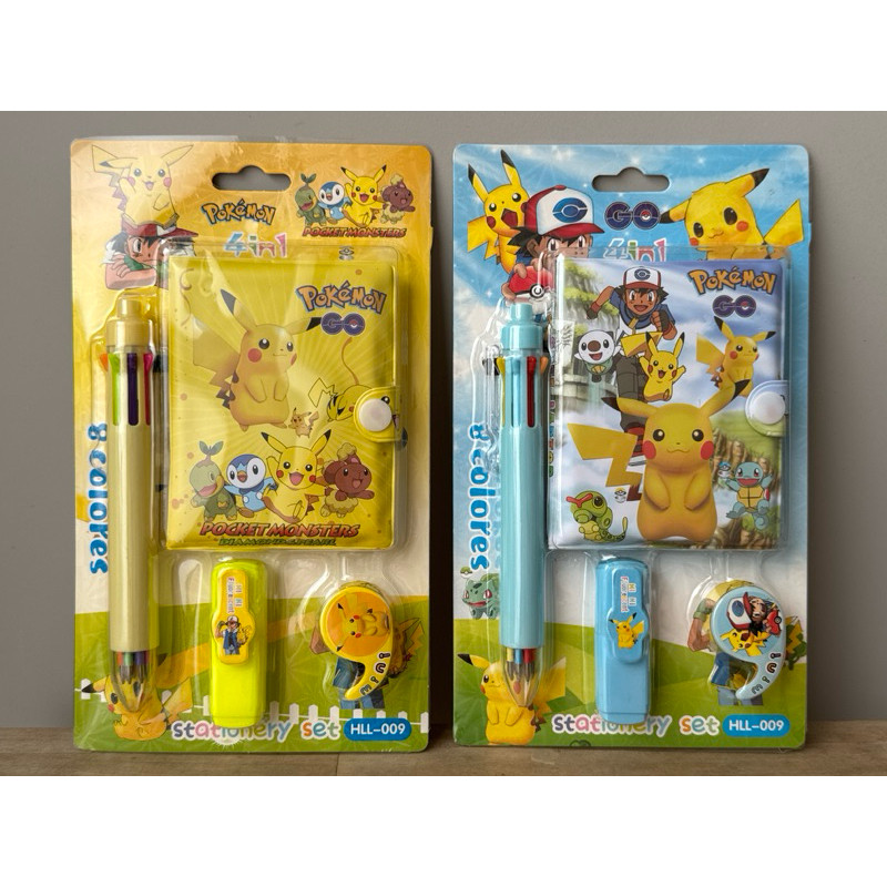 

4pcs Pokemon/ Mario/ My Melody Stationery Set
