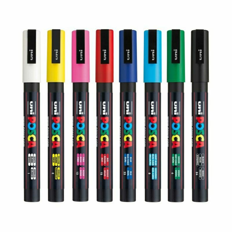 

Uni Posca Paint Marker PC-3M - Fine Point bullet shaped 0.9 - 1.3mm
