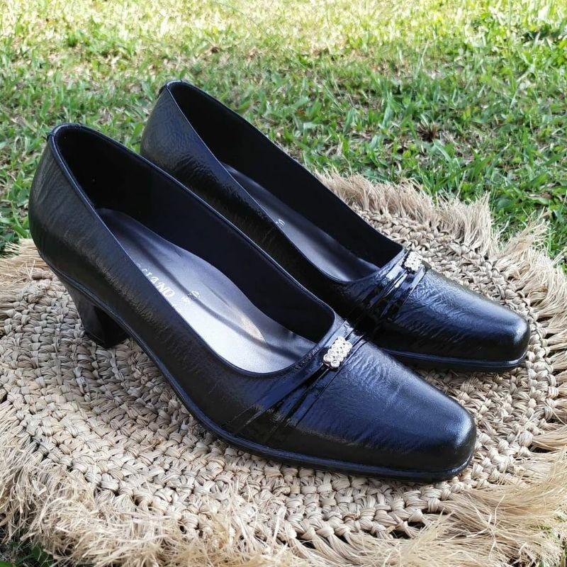 Diskont Sepatu Pantofel Wanita Kerja Pantofel Wanita Kerja Sepatu Pantofel Wanita Hitam 100% Full