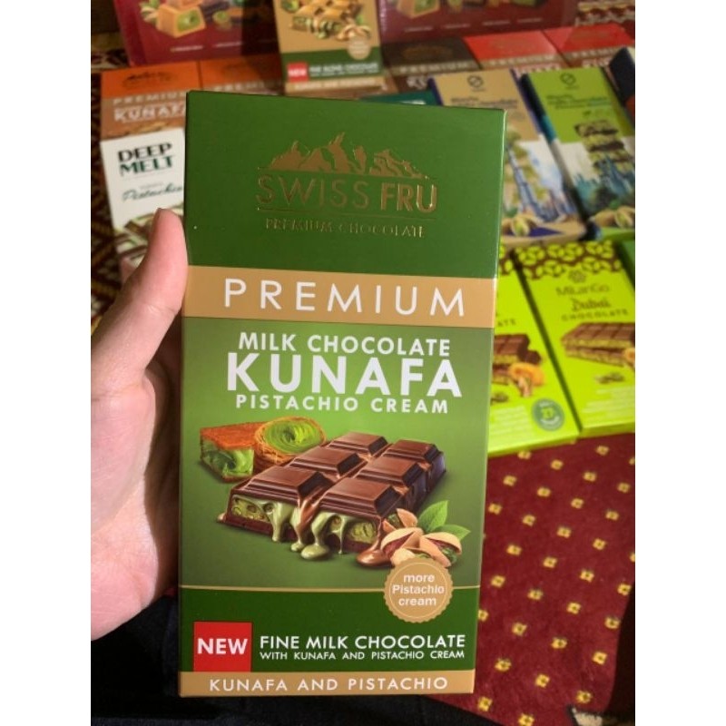 

Swissfru Coklat Kunafa Viral Orinal Mesir READY Indonesia