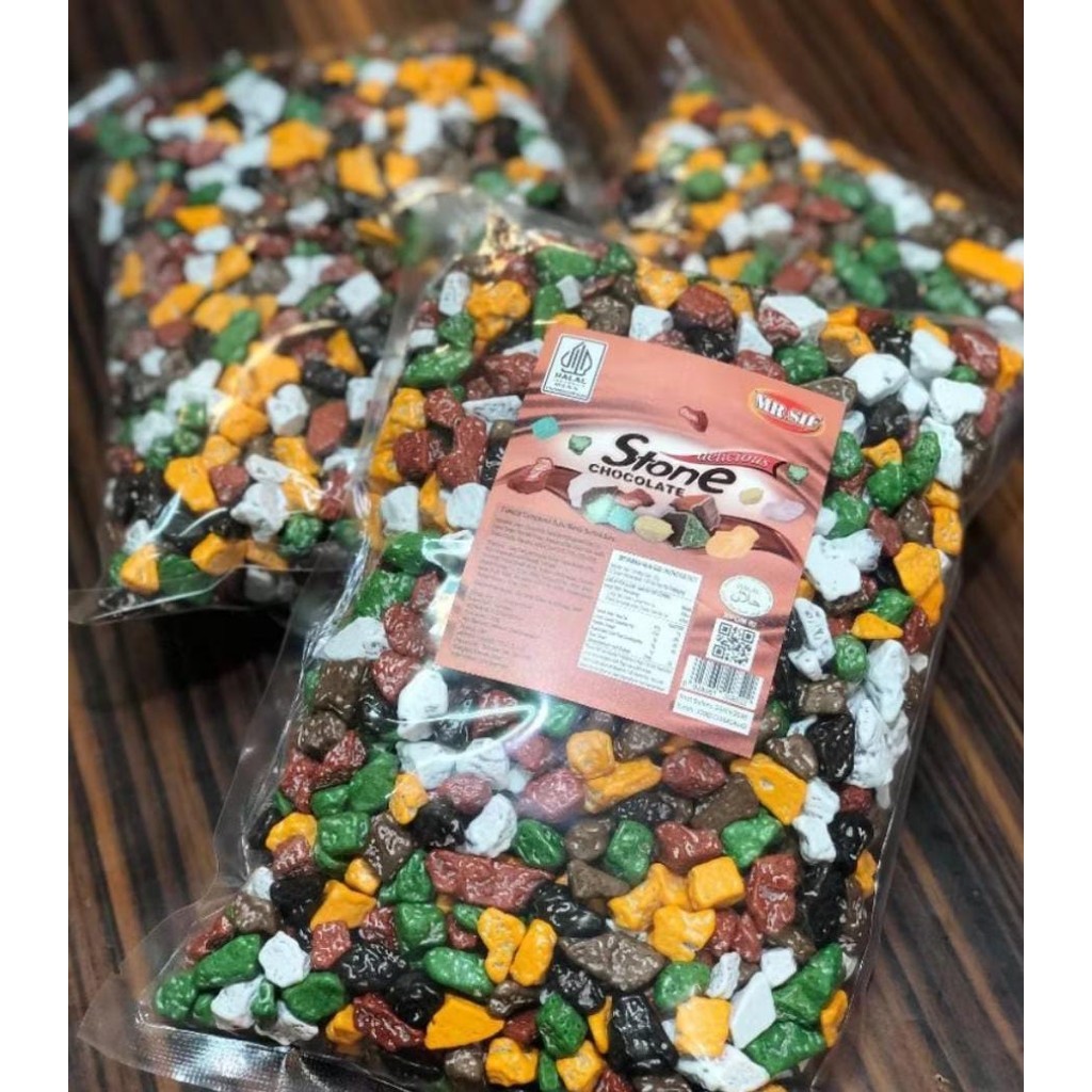

Cokelat batu / coklat krikil kemasan 1 kg gr Oleh oleh haji dan umroh