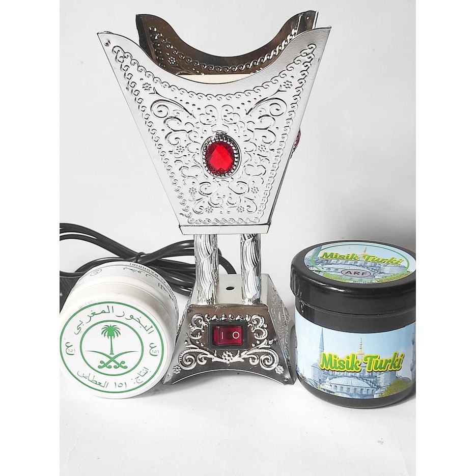 PREMIUM paket elektrik buhur Misik Turki ARF buhur Maghribi Alatas pengharum r
