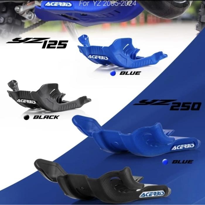 PREMIUM Engine guard YZ125 Skid plat YZ125 Cover mesin YZ125 acerbis