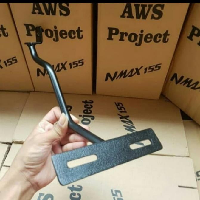 PREMIUM Braket Dudukan plat Nomor Nmax 2020 2021 2022 Aws