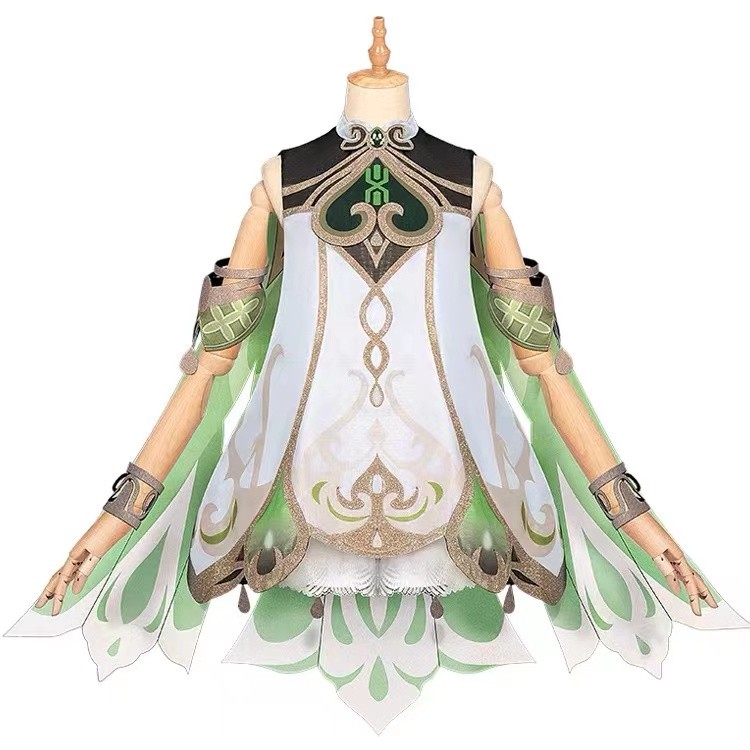 Ready Genshin Impact Nahida Cosplay Costume Genshin Lesser Lord Kusanali Cosplay Nahida Kids Costume