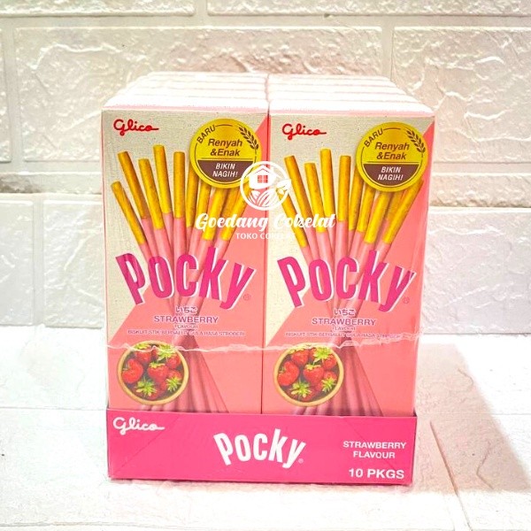 

Sajiandapur Glico Pocky Coklat Stick Mini Half Snack Impor Halal 1 Pack Isi 10 Pcs X 22 Gr