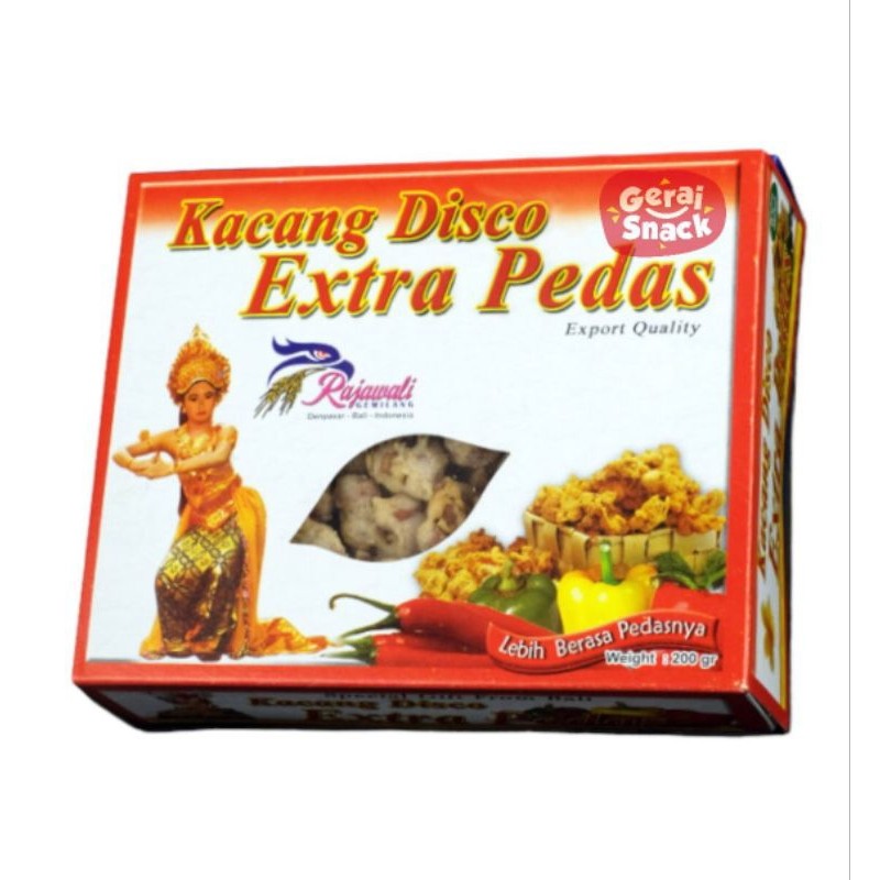 

Sajiandapur Kacang Disco Rajawali 200G All Varian Oleh2 Khas Bali