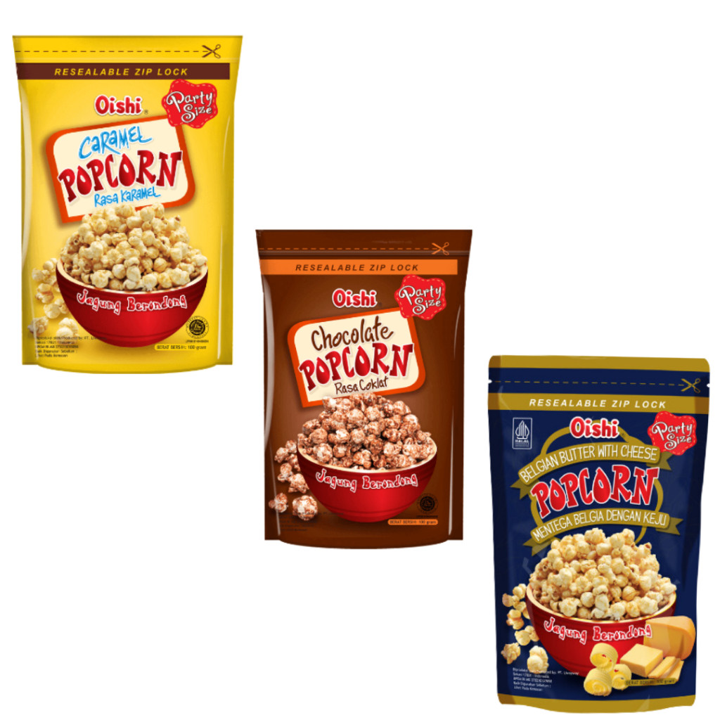 

Sajiandapur Oishi Popcorn 100Gr Tiga Rasa Tanpa Retur