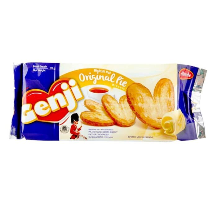 

Sajiandapur Monde Genji Original Pie 70Gr Cemilan Anak Biskuit Parsel Kue Hati Parcel Ulang Tahun 70