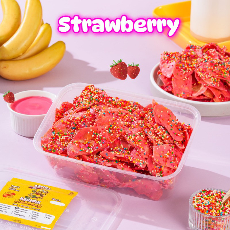

Sajiandapur Keripik Pisang Lumer Strawberry 200Gr