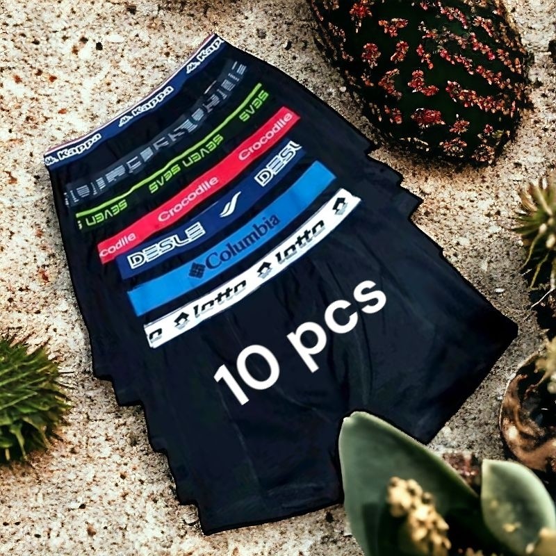 10 pcs celana dalam pria boxer premium