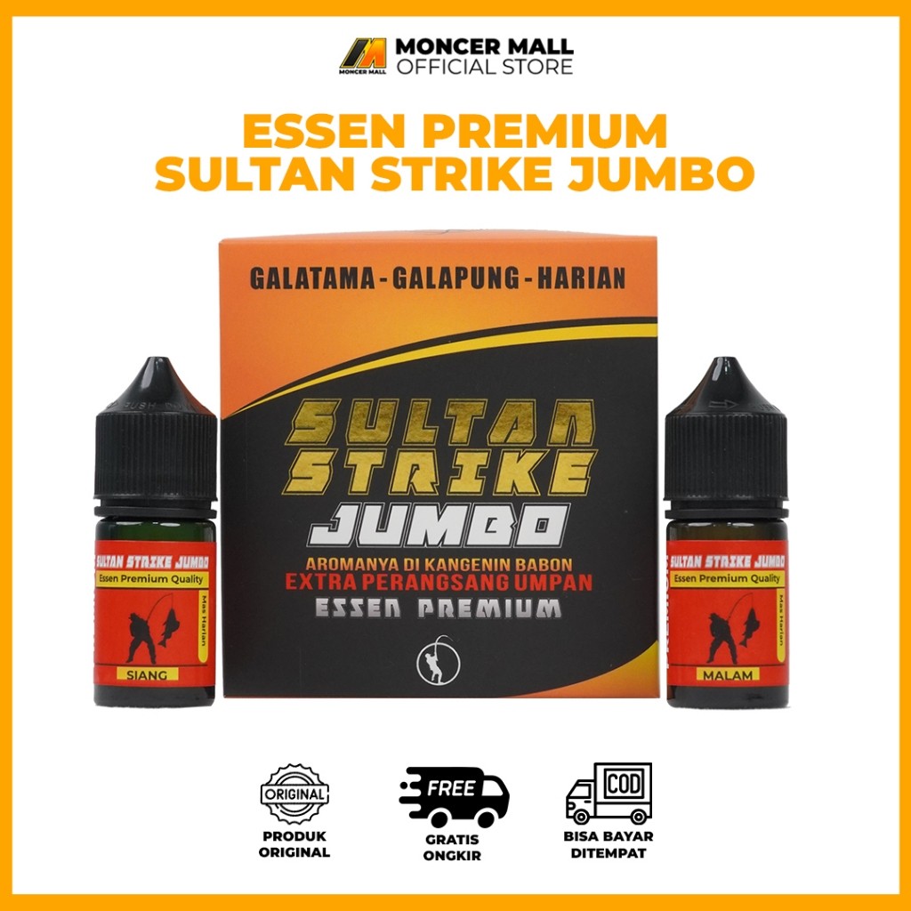 Essen Sultan Strike Jumbo Untuk Mancing Siang & Malam Hari Umpan Ikan Mas Lele Nila Patin Bawal Laut