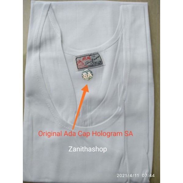 Singlet Swan Brand 100% Original/Kaos dalam swan tanpa lengan 100% katun