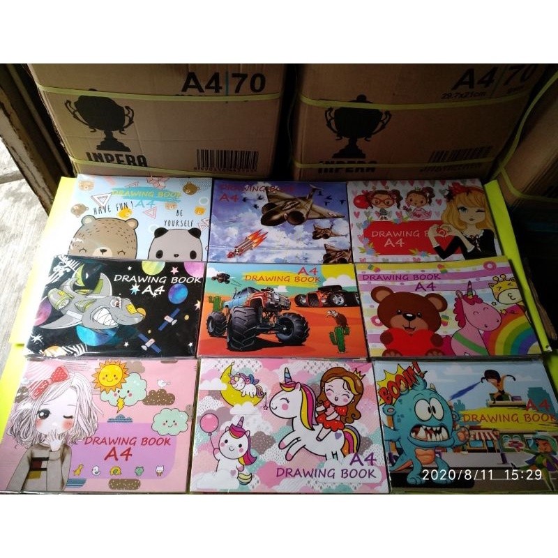 

BUKU GAMBAR A4 ISI 10 PCS / BUKU GAMBAR MURAH