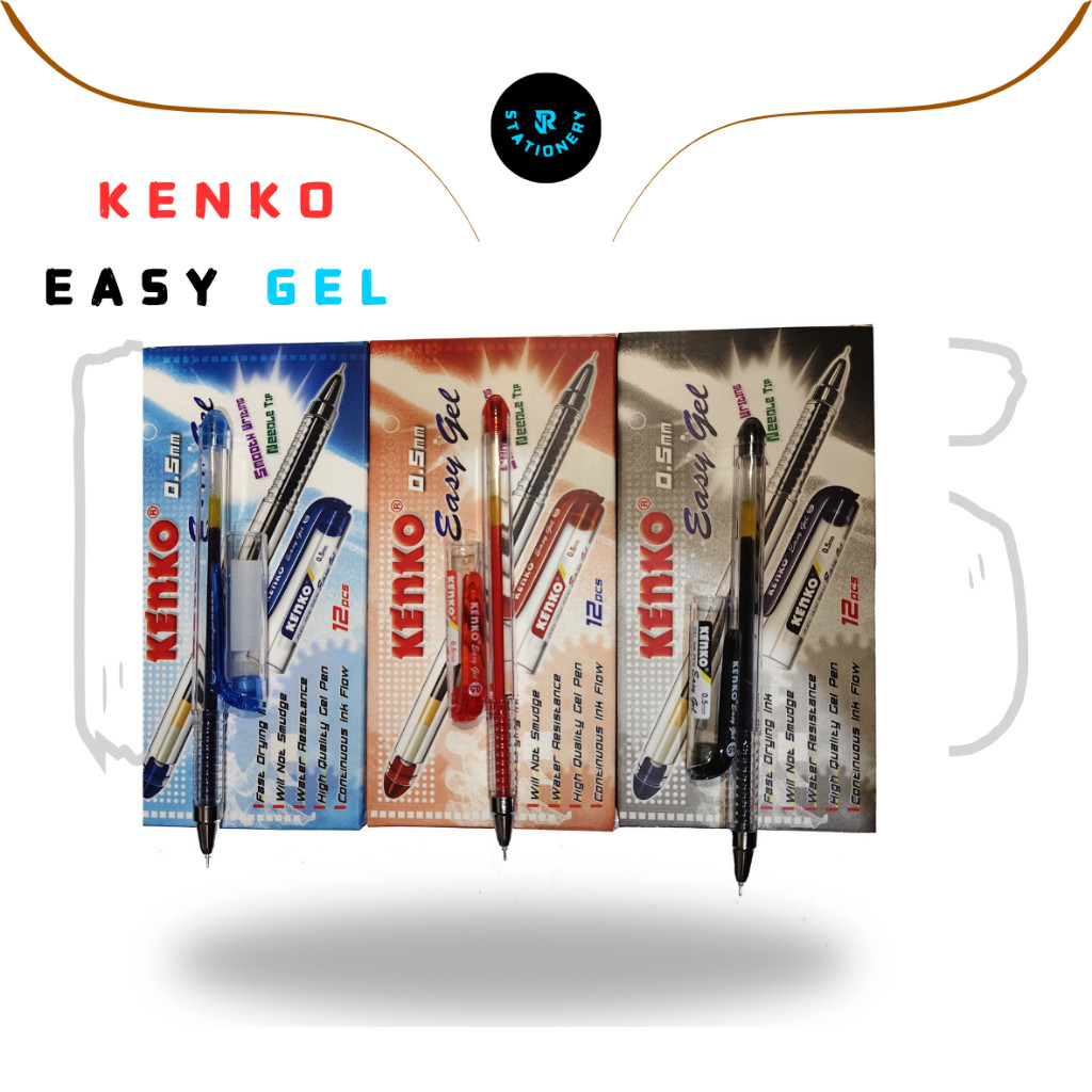 

UM1 Pulpen Pen Kenko Easy Gel 0.5 1BOX / 12 PCS