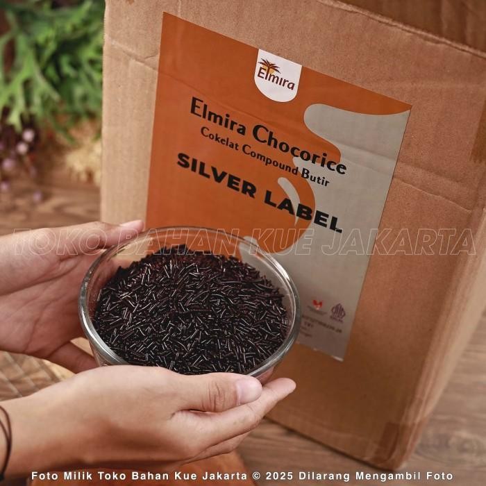 

Elmira Meses Coklat Warna Hitam SILVER LABEL 1kg Repack Meises Cokelat Mesis Cokelat Premium