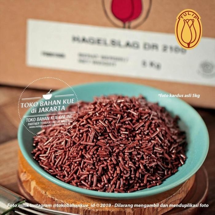 

Tulip Meises HAGELSLAG DR 2100 500gr Coklat Mesis Cokelat Premium