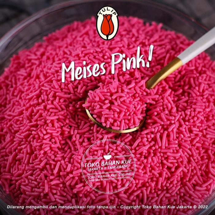 

Tulip Chocorice PINK 500gr Meises Warna MERAH MUDA Chocolate Ceres