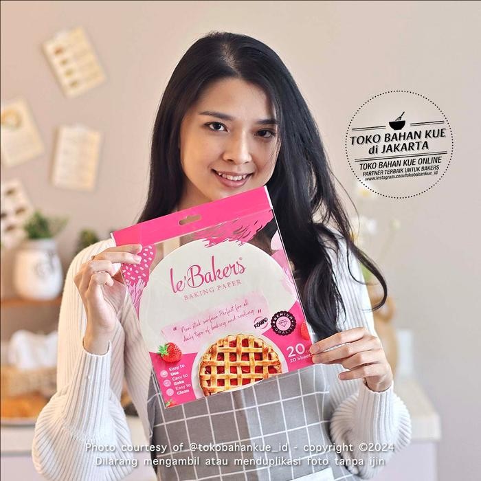 

Le Bakers Kertas Loyang Bulat 20cm 20lbr Lebakers Round Baking Paper
