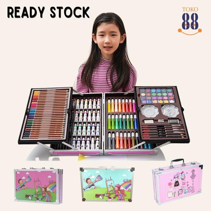 

PROMO! CRAYON SET 145PCS MODEL KOPER KRAYON SET ANAK 145PCS