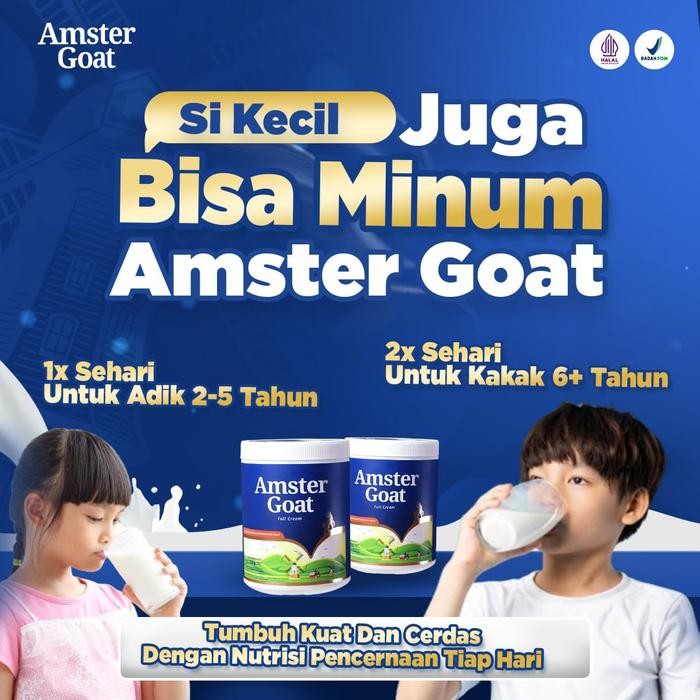 

SALE PROMO SUSU AMSTER GOAT 250 GRAM BPOM AKUN RESMI AMSTER GOAT SUSU KAMBING BELANDA DENGAN