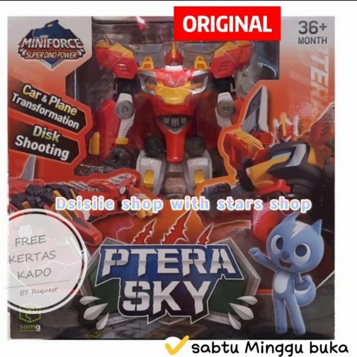 Miniforce Super Dino Power Ptera Sky Original / Robot