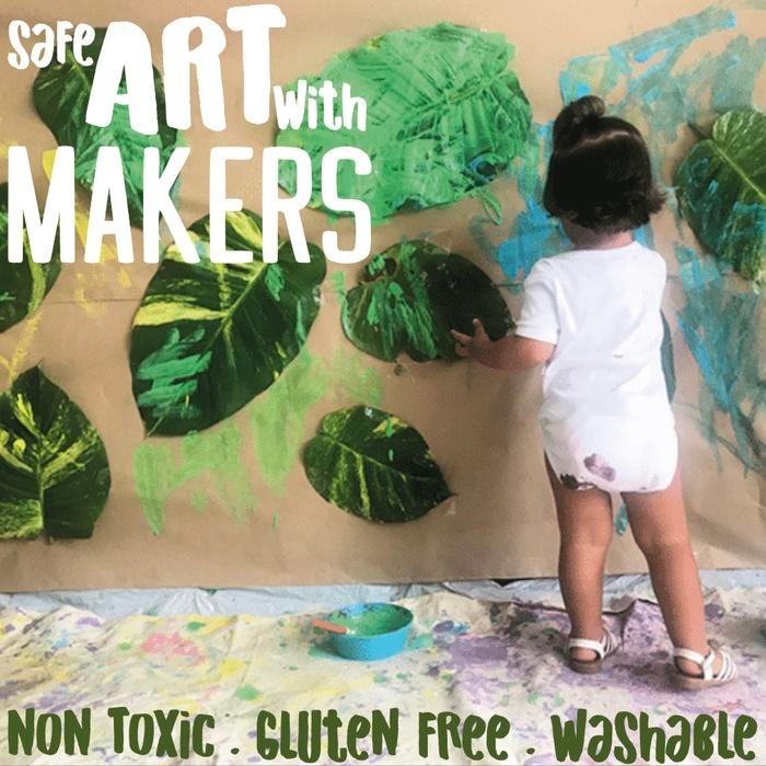 

TERLARIS Black Tempera Washable Paint for Kids by MAKERS 250ml