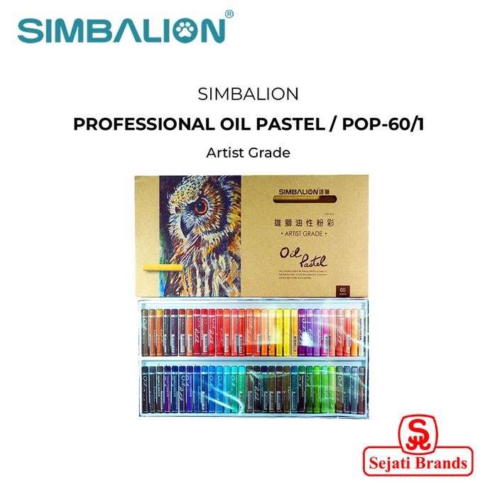 

TERLARIS Simbalion Artist Grade Oil Pastel 60 Color (POP-60)